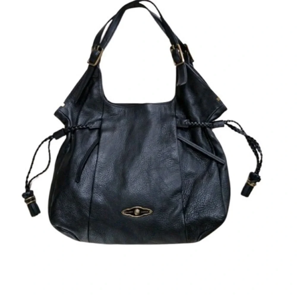 Elliott Lucca Sintra Soft Leather Large Tote Color Black
